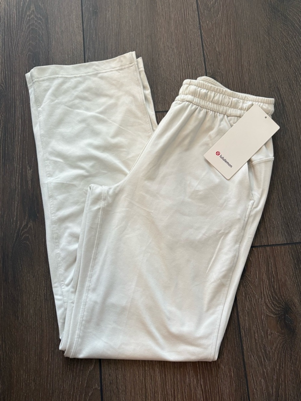 NWT lululemon soft jersey mid rise straight leg pant!!